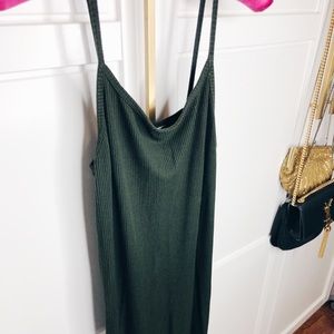 Jersey knit tank dress